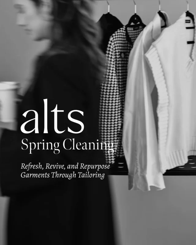 This Spring, refresh your wardrobe with the art of tailoring! Check out the different ways we suggest upgrading older garments ⬆️