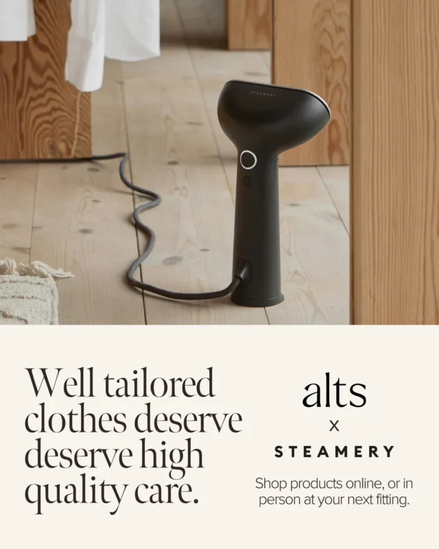 Looking incredible doesn’t stop at tailoring. From snags to wrinkles, we have your clothes taken care of. Steamery products are available in store and online now!